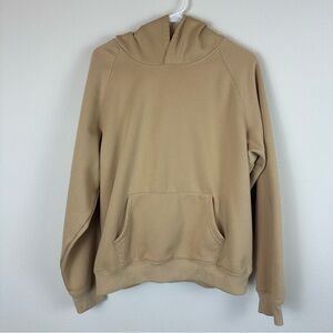 Tan Oversized Drop Shoulder Hoodie